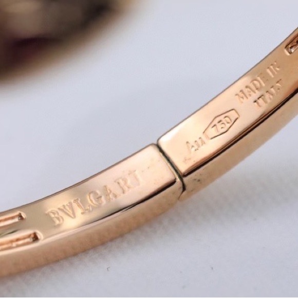 Bulgari Rose Gold and Diamond Serpenti Bracelet - Picture 5 of 6